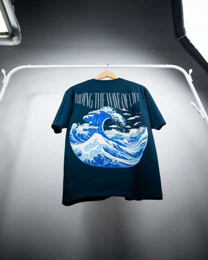 WAVE BLUE TSHIRT