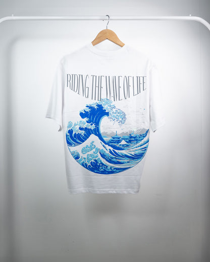 WAVE WHITE TSHIRT