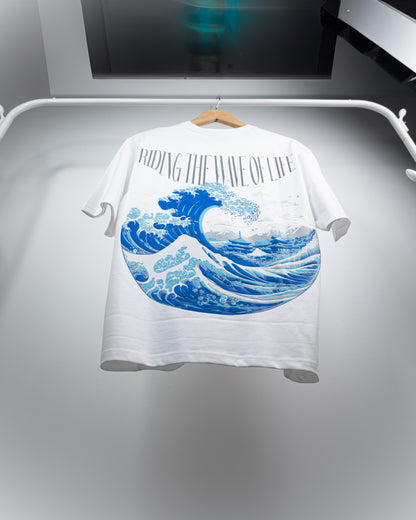 WAVE WHITE TSHIRT