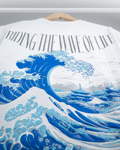 WAVE WHITE TSHIRT