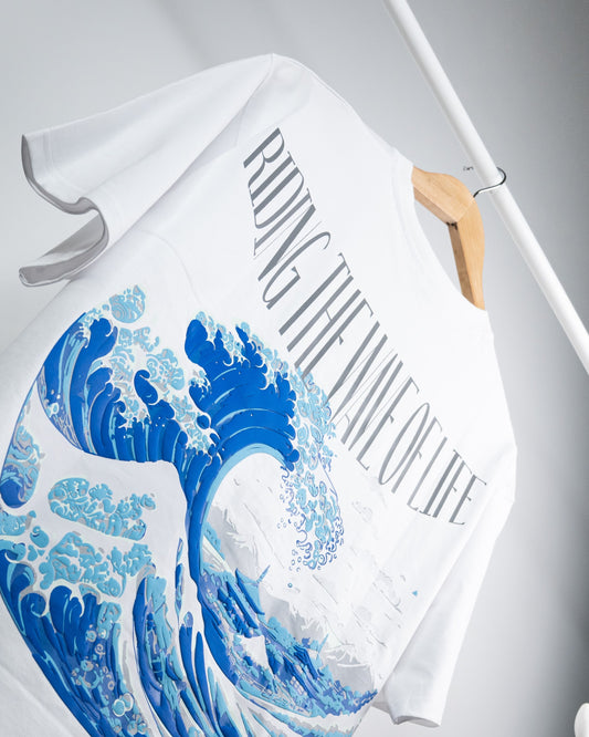 WAVE WHITE TSHIRT